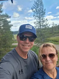 Hans och Marie på Bergslagsbuss