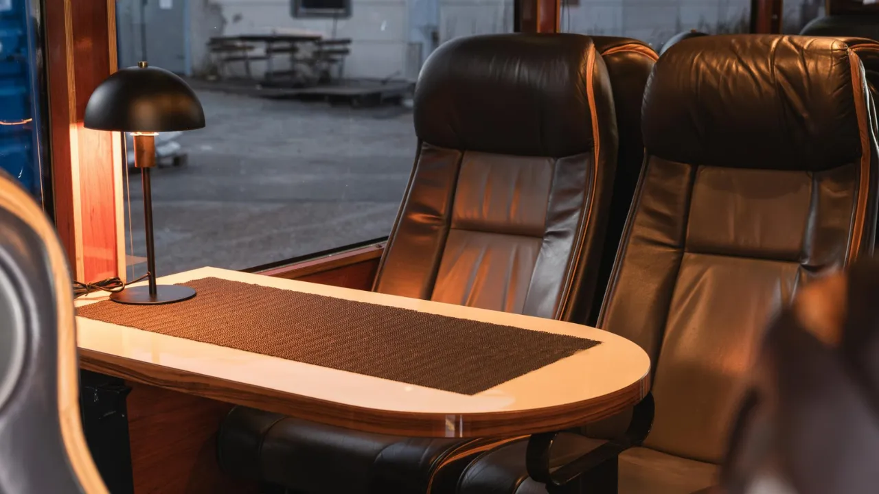 Sittgrupp i Setra S 431 DT Nightliner